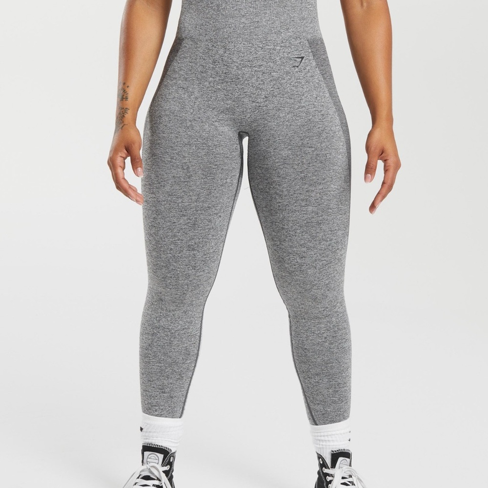 GymShark Charcoal Women's High-Waisted Leggings
